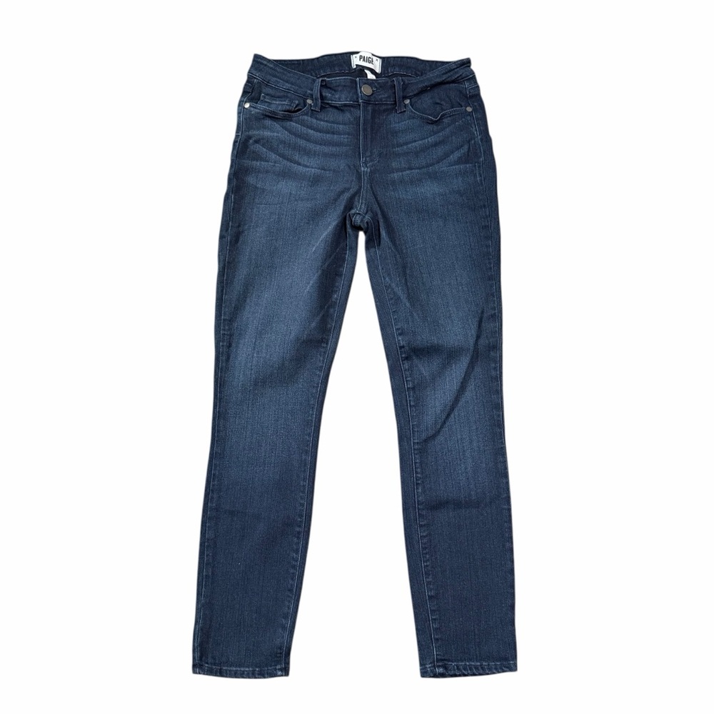 PAIGE Women's Transcend Verdugo Crop Skinny Jeans | Midlake Wash | Size 29